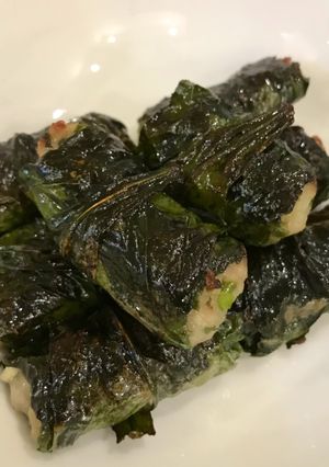 Hình của món Chả lá xương sông.