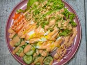 Gambar salad timun mayonis