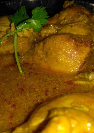 A picture of Chicken curry.
