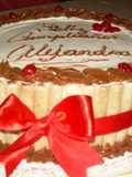 Torta helada de bizcochuelo