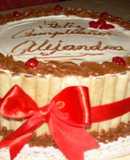 Torta helada de bizcochuelo