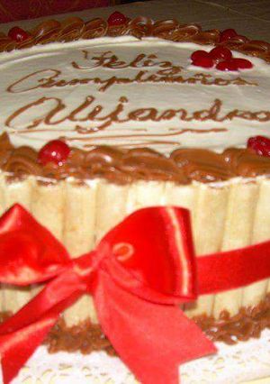 Una foto de Torta helada de bizcochuelo