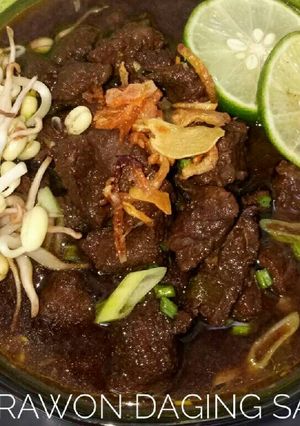 Foto resep Rawon Daging Sapi II #Dandelion