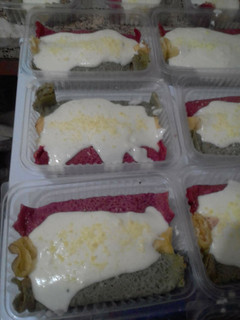 Una foto de Canelones de 3 colores