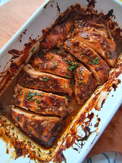 Una foto de Pechuga de pollo al horno