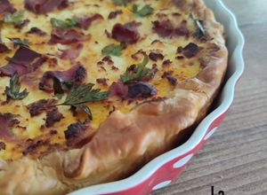 Une photo de Quiche Carotte, Noisettes, Cumin et Feta