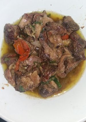 Foto resep Ati ampela cabe ijo