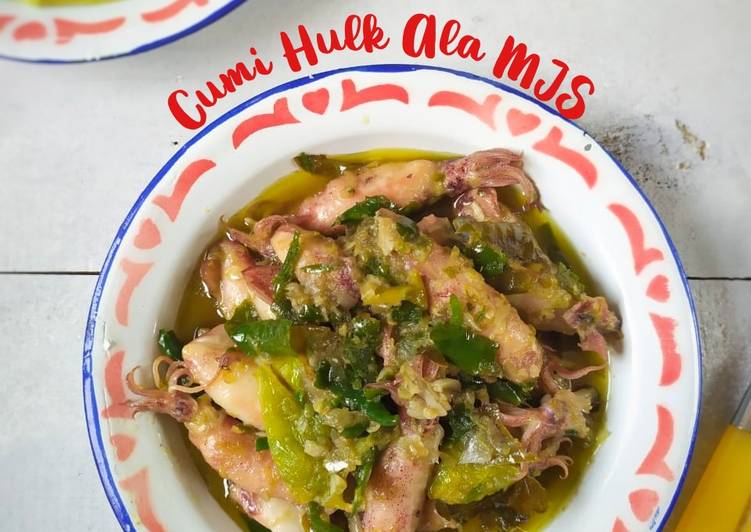 Resep Cumi Hulk ala MJS, Menggugah Selera