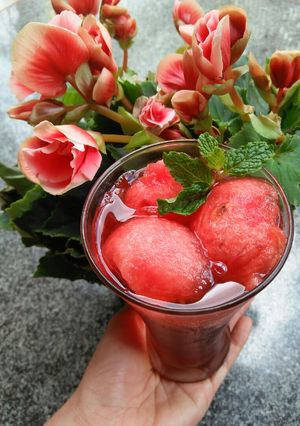 Hình của món Trà dưa hấu.