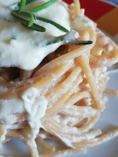 Foto di Spaghetti con burrata