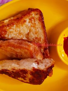 চিজ এগ টোস্ট (Cheese egg toast recipe in Bengali) রেসিপির প্রধান ছবি