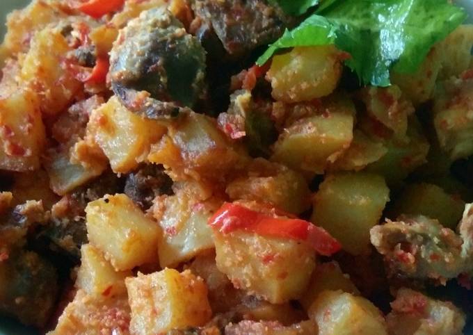 Resep Sambal Goreng Kentang Ati Ampela Oleh Dewi Umma Zahra - Cookpad