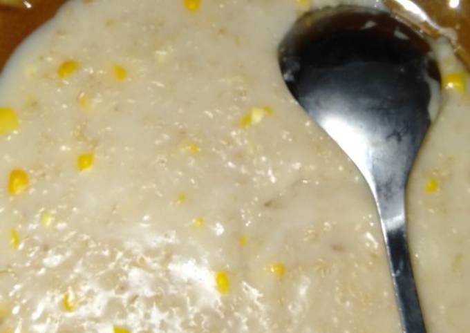 Bubur oat jagung