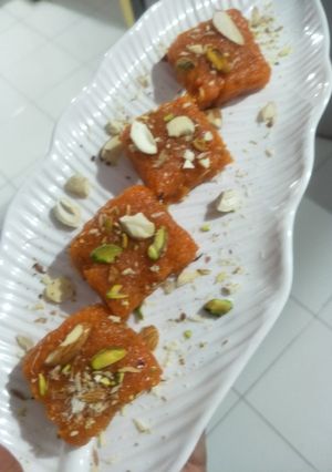 पपई बर्फी रेसिपी चे मुख्य फोटो 
