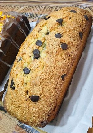 Una foto de Budín con chips