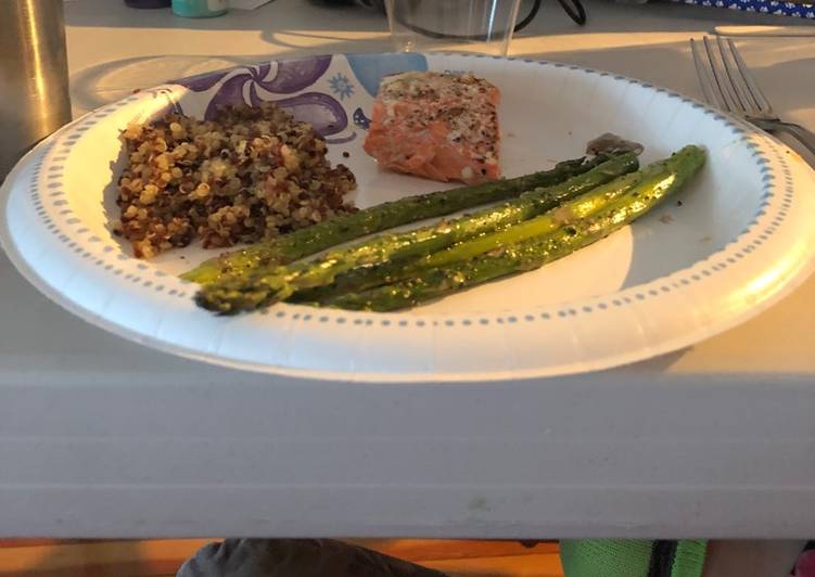 Step-by-Step Guide to Prepare Super Quick Homemade The “I love salmon” meal