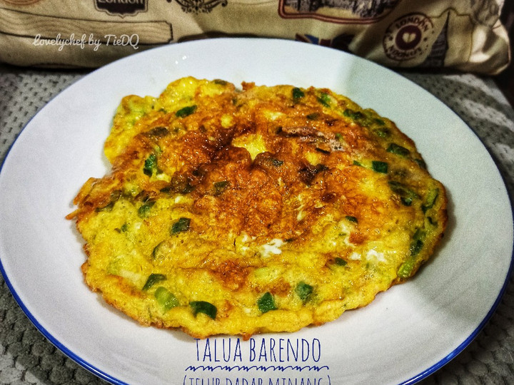 Resep Talua Barendo (Telur Dadar Minang) Anti Gagal