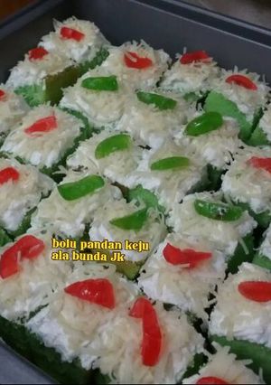 Foto resep Bolu pandan keju ala bunda Jk