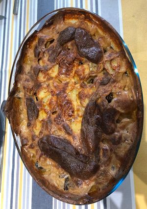 Une photo de Gratin dauphinois aux cèpes