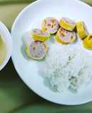 Chả trứng cho bé ăn thô tốt