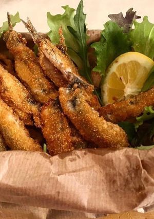 Foto di Alici panate e fritte con cuore di provola