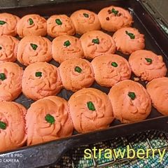 A picture of स्ट्रॉबेरी कुकीज(Strawberry cookies recipe in hindi).