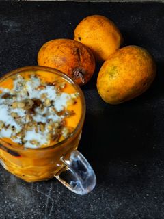 ম্যাঙ্গো মিল্কশেক(Mango milkshake recipe in Bengali) রেসিপির প্রধান ছবি