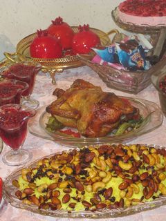 عکسی از دستور میز یلدا