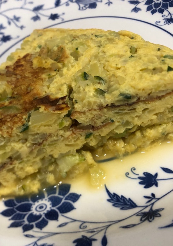 Una foto de Tortilla de calabacín