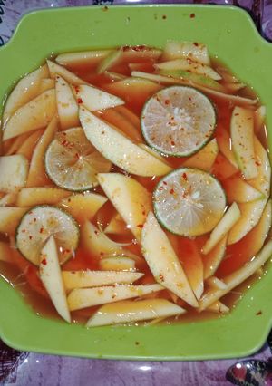 Foto resep Asinan mangga segar