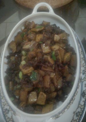 Foto resep Daging cincang Kentang Saus Tiram#BikinRamadhanBerkesan