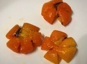 Una foto de Confitura de quinto caramelizadas al microondas light y fácil