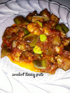 Foto resep Sambel terong pete