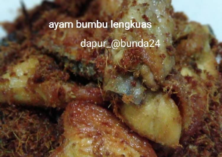 Cara termudah untuk Mudah Di RumahAyam goreng lengkuas