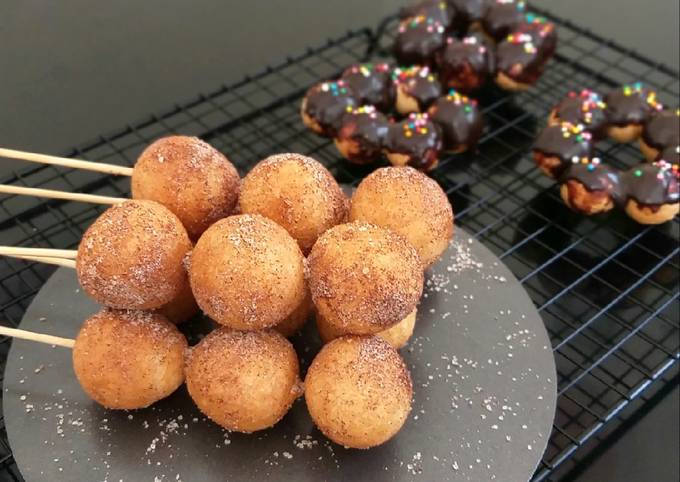 Resep: Chapssal Donuts / Korean Glutinous Rice Balls Menu Enak Dan Mudah Dibuat