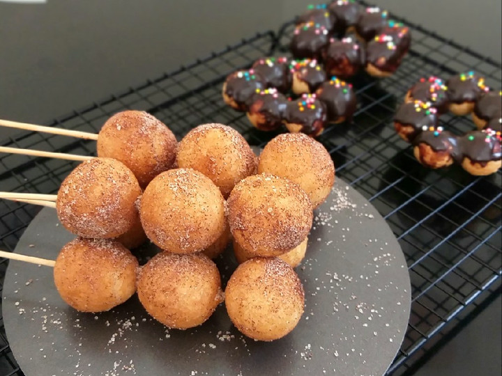 Resep: Chapssal Donuts / Korean Glutinous Rice Balls Menu Enak Dan Mudah Dibuat