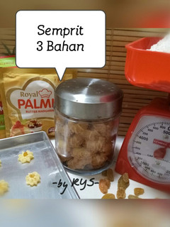 Foto resep Semprit Susu 3 Bahan