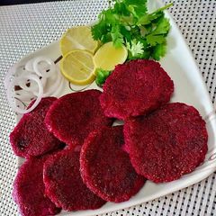 A picture of Beetroot cutlet.