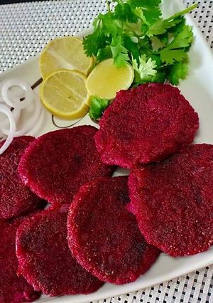 A picture of Beetroot cutlet.