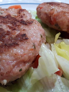 Una foto de Hamburguesas de pollo caseras