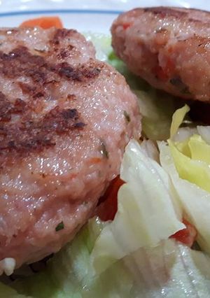 Foto principal de Hamburguesas de pollo caseras