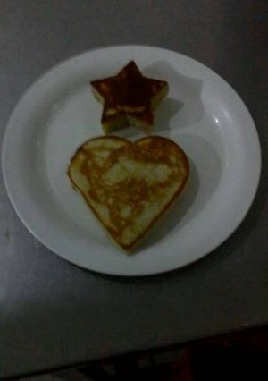 A picture of American / Fluffy pancakes.