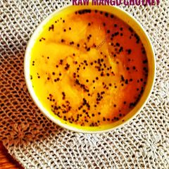 A picture of Raw mango Chutney / Kancha Aamer Jhol.