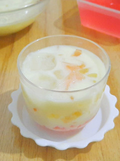 Foto resep Es Susu Jeli Leci