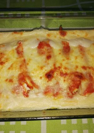 Una foto de Canelones de carne