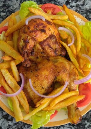 صورة لوصفة دجاج في الفرن