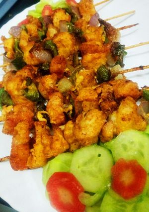 A picture of Chicken stick Shashilk.