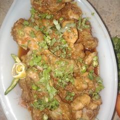 Karahi chicken A picture of Karahi chicken.