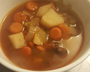 How To Serving Recipe Beef soup Yummy