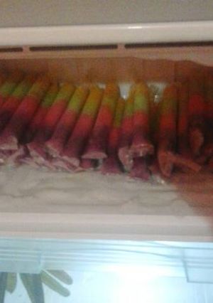 Foto resep Es lilin pelangi 4 rasa